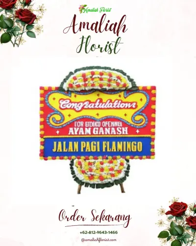 Bunga Papan Congratulation di Wargajaya